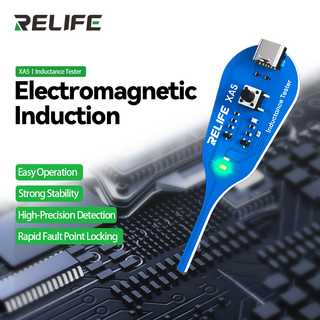 Co Detector Plug - Relife XA5 マザーボードコイルテスター インダクタ検出ツール PC修理用 電磁誘導
