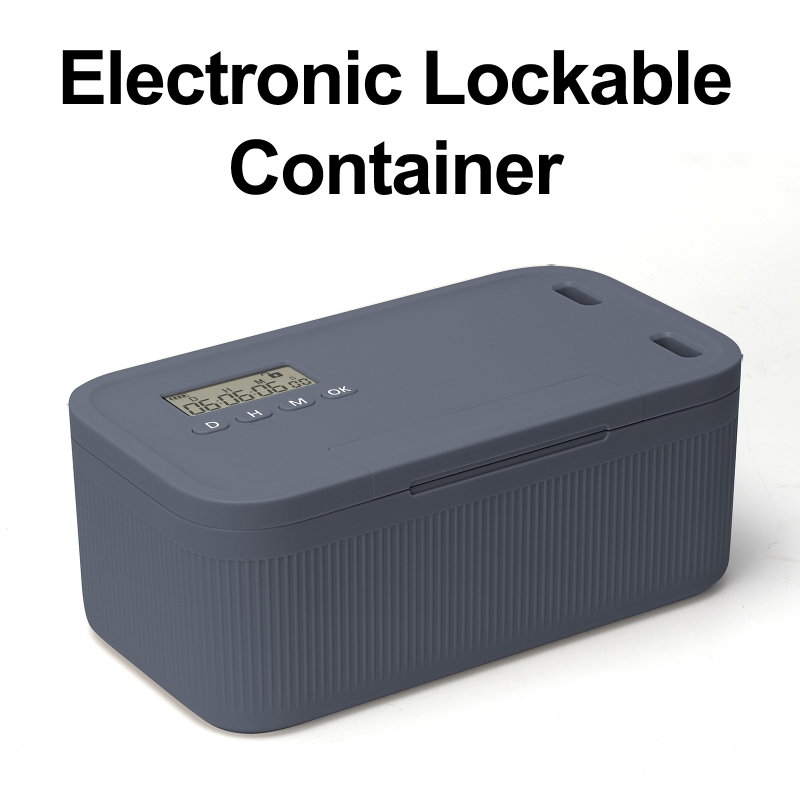 Medicine Cabinet Lock - タイマーロックボックス 電子ロック可能なコンテナ 自己規律 電話ロックボックス 薬箱 個人所有物