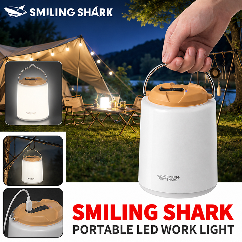 Power Outage Light - SMILING SHARK LED 充電式キャンプライトテントライト 3 モード