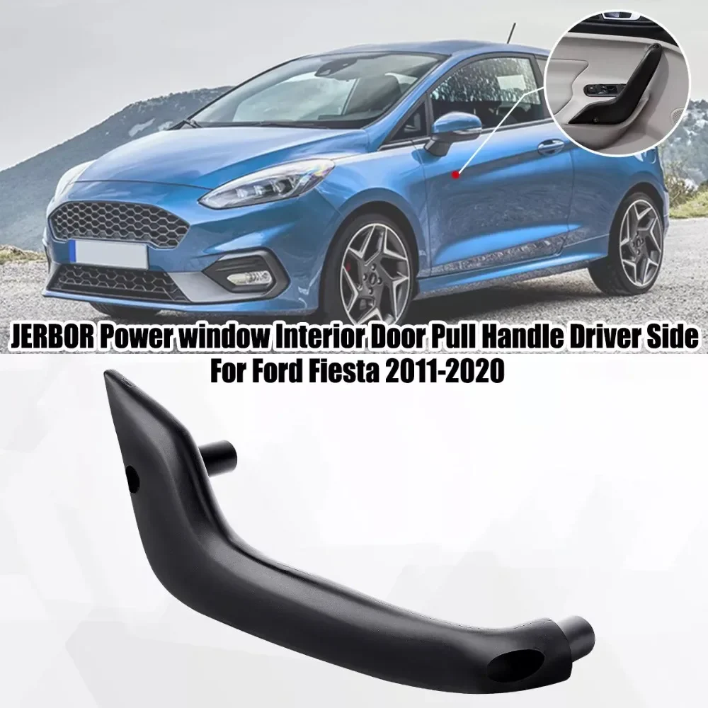 Window Lock Bar - 1/2 個 2011-2020 フォードフィエスタ ABS 自動/手動パワーウィンドウドライバーインナードアプルハンドル