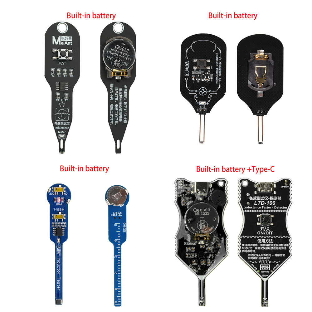 Co Detector Plug - 内蔵バッテリーマザーボードコイルテスターインダクター検出ツールPC修理用電磁誘導クイック故障チェックツール