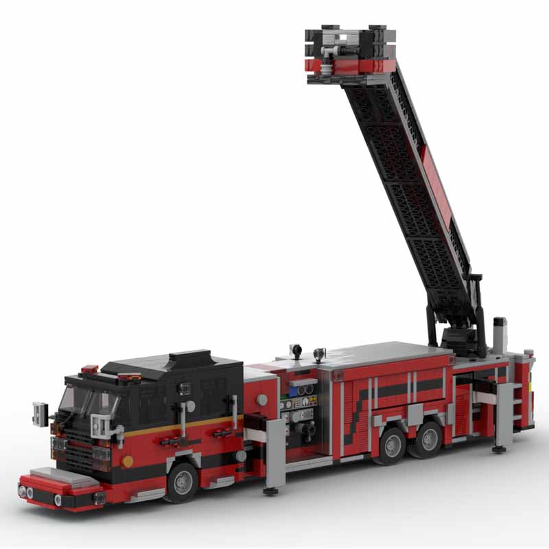 MOC-233469 100フィートタワーラダー消防車ヘビー - Fire Escape Ladder のレビューと価格