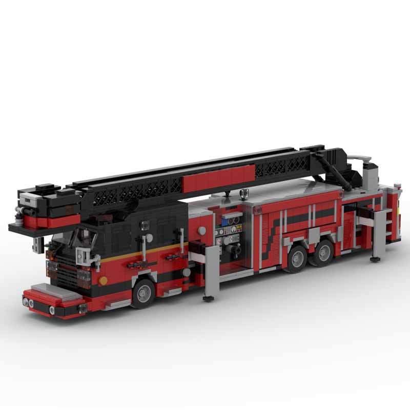 MOC-233469 100フィートタワーラダー消防車ヘビー - Fire Escape Ladder のレビューと価格