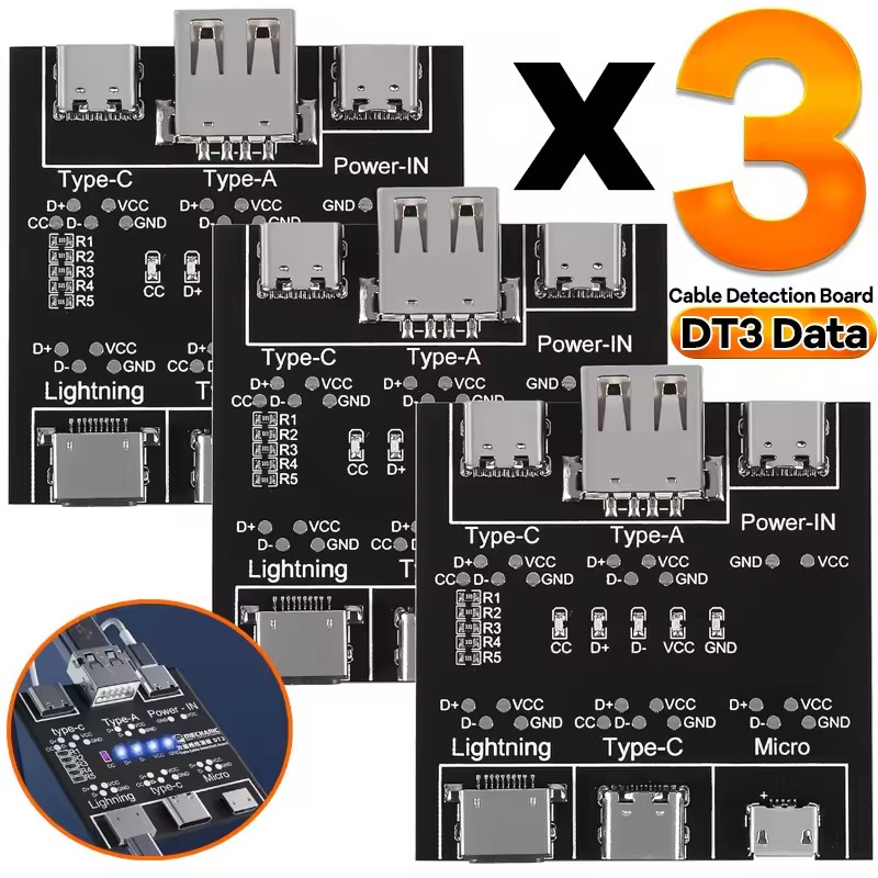 DT3データケーブル検出ボード タイプC USB C マイク - Co Detector Plug のレビューと価格