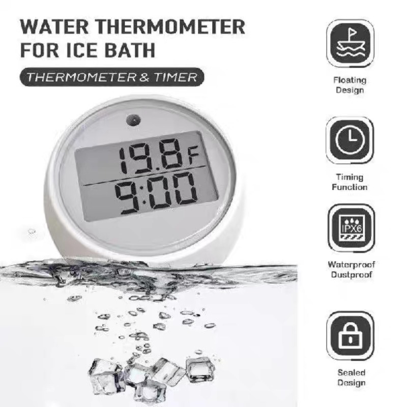 アイスバス温度計 自動タイマー付きアラーム バス温度計 輸出 - Pool Alarm Float のレビューと価格