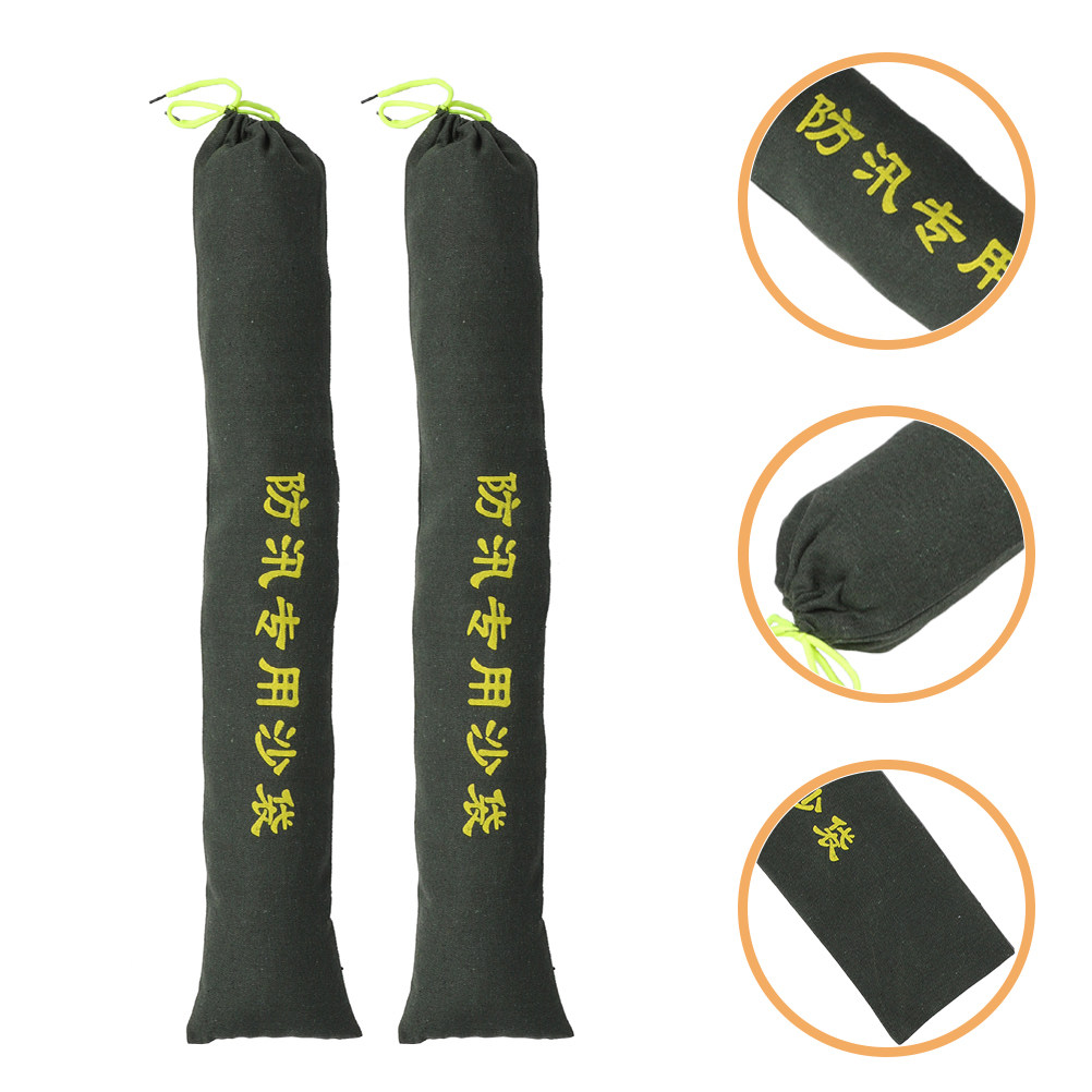 2個入り防洪水土嚢 再利用可能なキャンバス製洪水防御壁 ドア - Flood Barrier Bag のレビューと価格