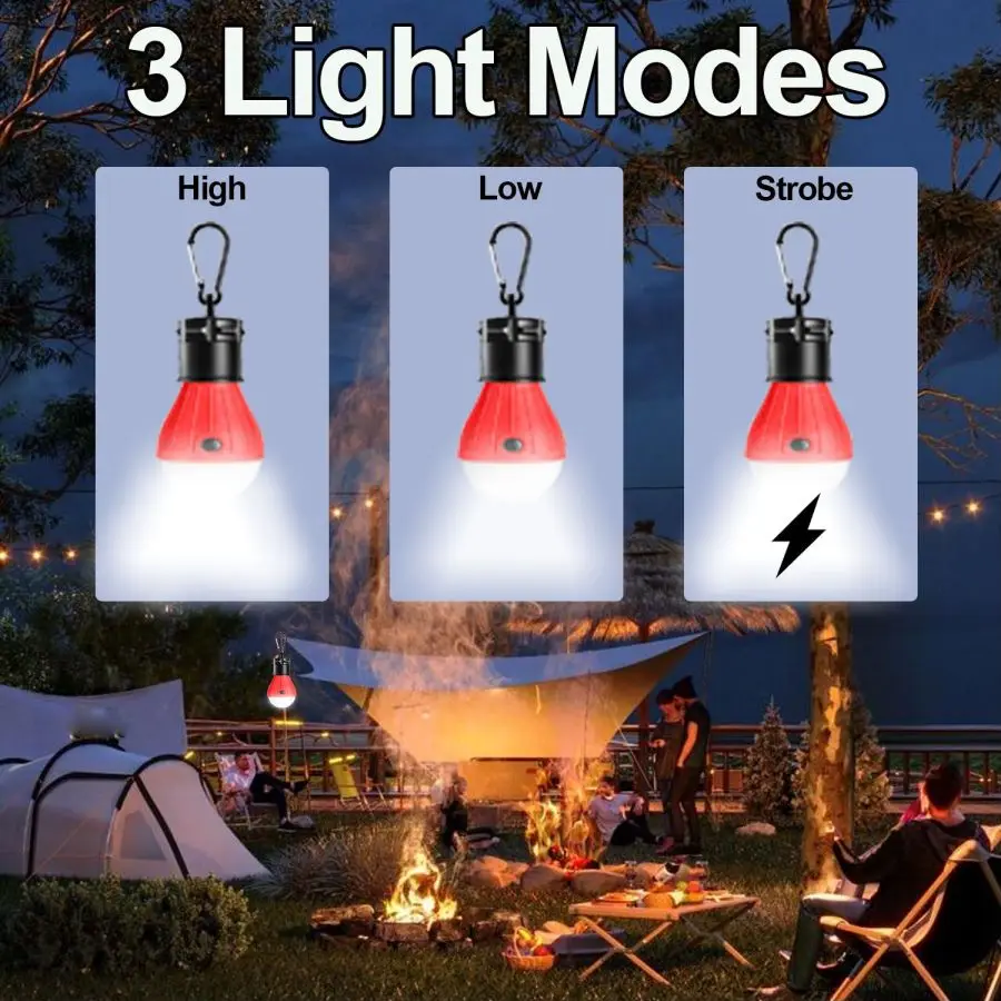 LED キャンプライトテントランプポータブル緊急ライトランタ - Power Outage Light のレビューと価格