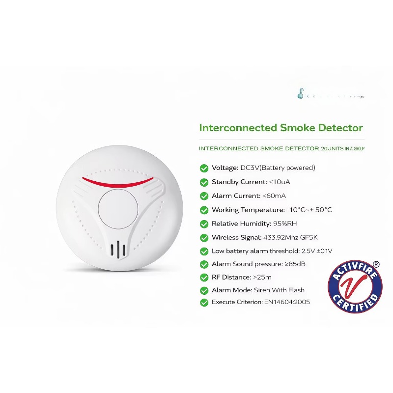 Activfire AU規格AS3786準拠 ワイヤレス連動 - Smoke Detector Interconnected のレビューと価格