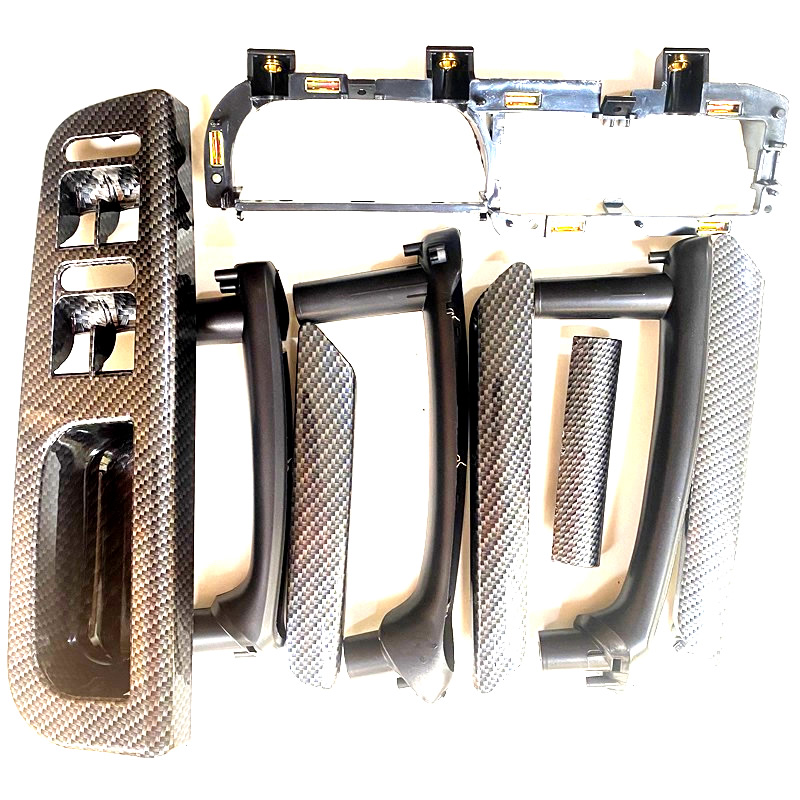 ドアハンドル用カーボンファイバーパターンウィンドウスイッチ, - Window Lock Bar のレビューと価格