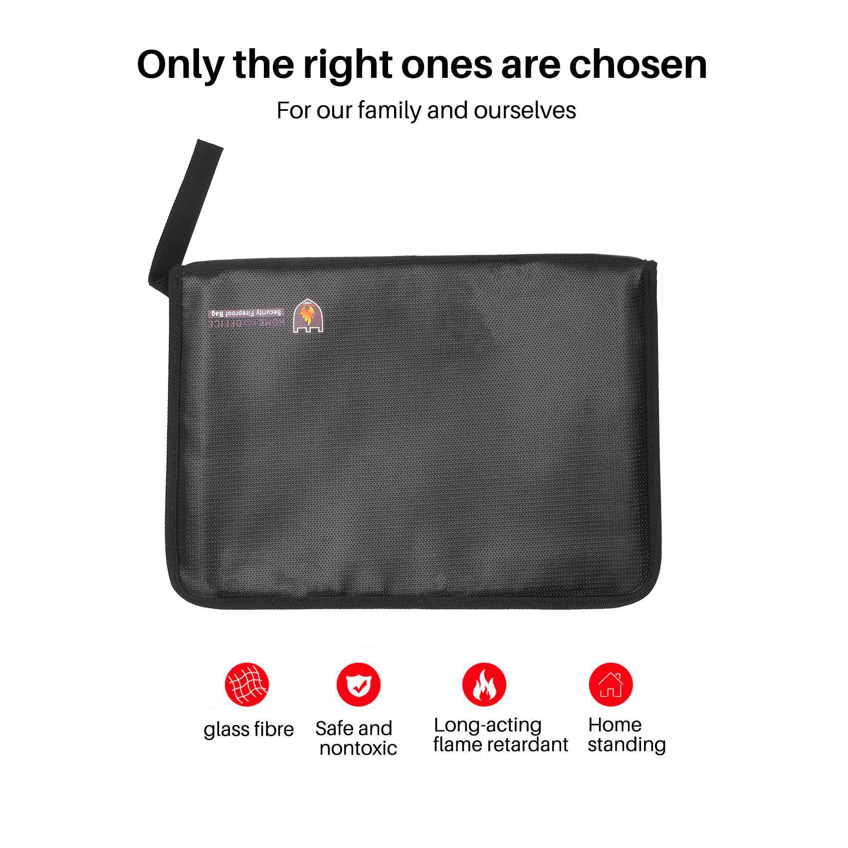 耐火ファイルフォルダー アコーディオン式ドキュメントバッグ  - Fire Safe Document のレビューと価格