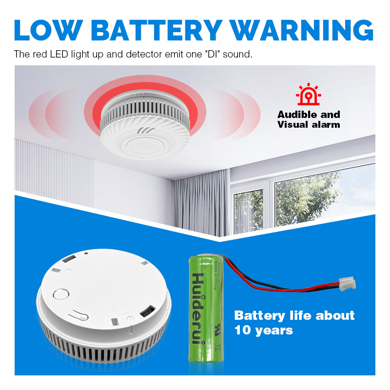 相互接続型煙感知器 10年バッテリー EN14604準拠煙感 - Smoke Detector Interconnected のレビューと価格